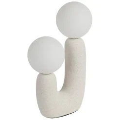 Lampe céramique en écru h31cm - Organic