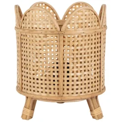 Lampe en bambou et sapin naturel h30cm - Ladret