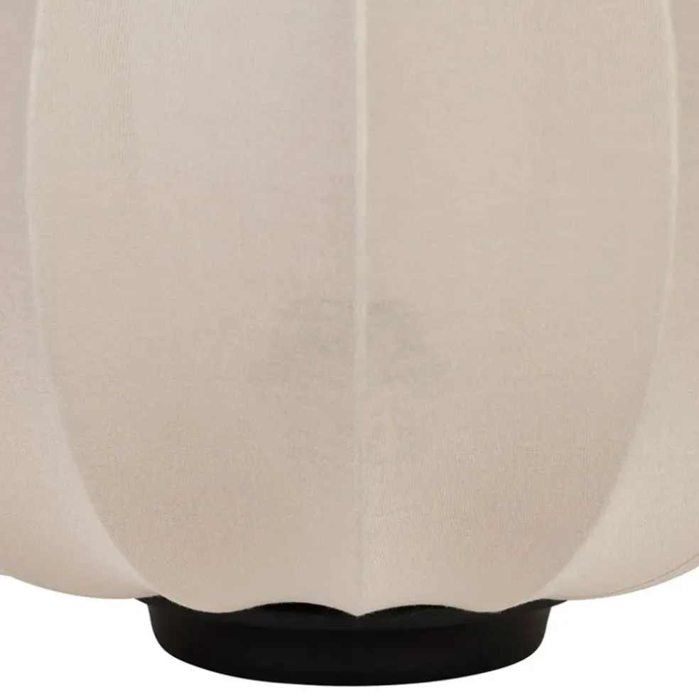 Lampe en coton beige h24.5cm - Klosen