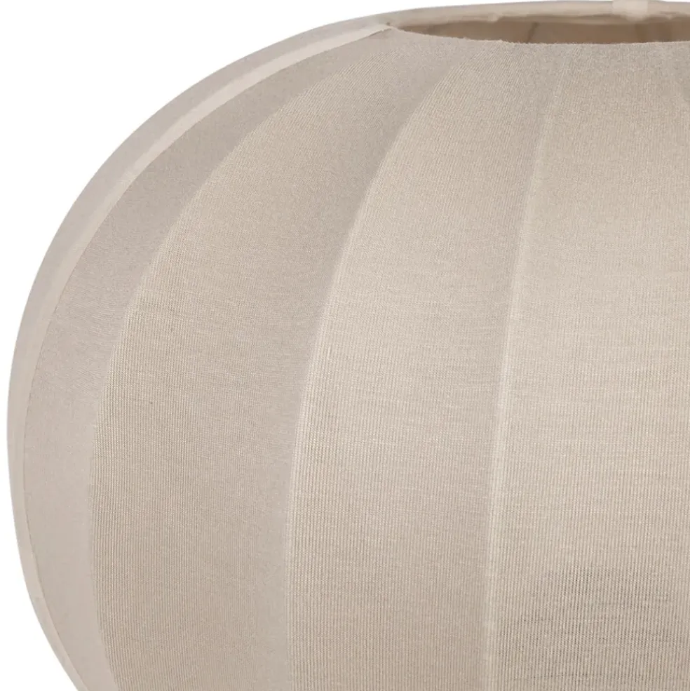Lampe en coton beige h28.5cm - Klosen