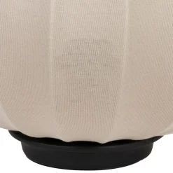 Lampe en coton beige h28.5cm - Klosen
