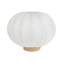 Lampe en coton écru d31xh24cm - Aurore