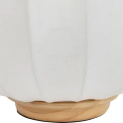Lampe en coton écru d31xh24cm - Aurore
