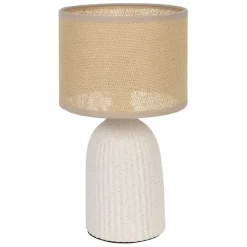 Lampe en céramique écru h28cm - Essencia