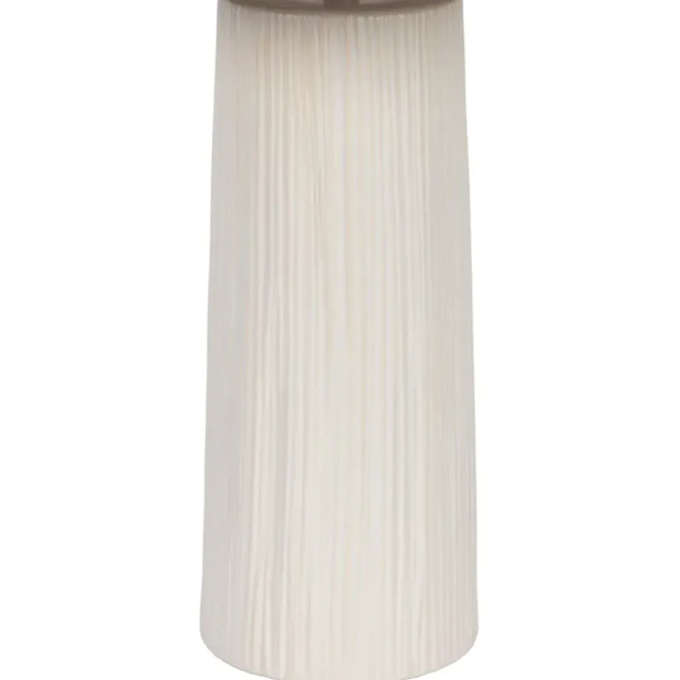 Lampe en céramique écru h48cm - Lignes