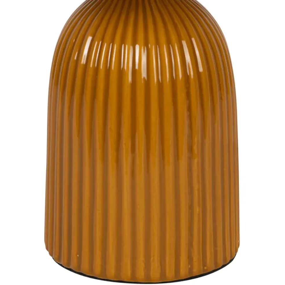 Lampe en céramique curry h28cm - Essencia