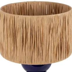 Lampe en céramique indigo h38cm - Palma