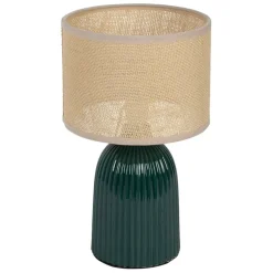 Lampe en céramique émeraude h28cm - Essencia