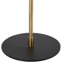 Lampe en fer noir et doré h42cm - Ardecor