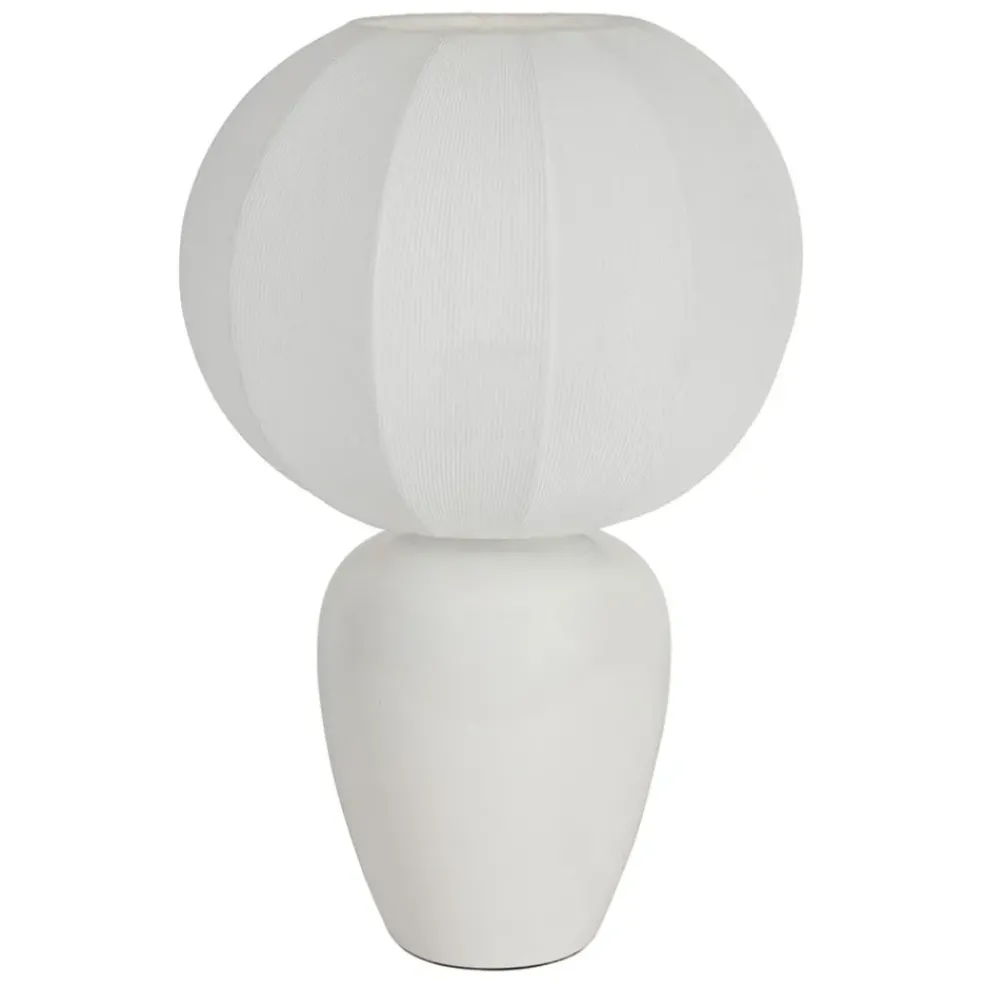 Lampe en porcelaine blanc h33cm - Klosen