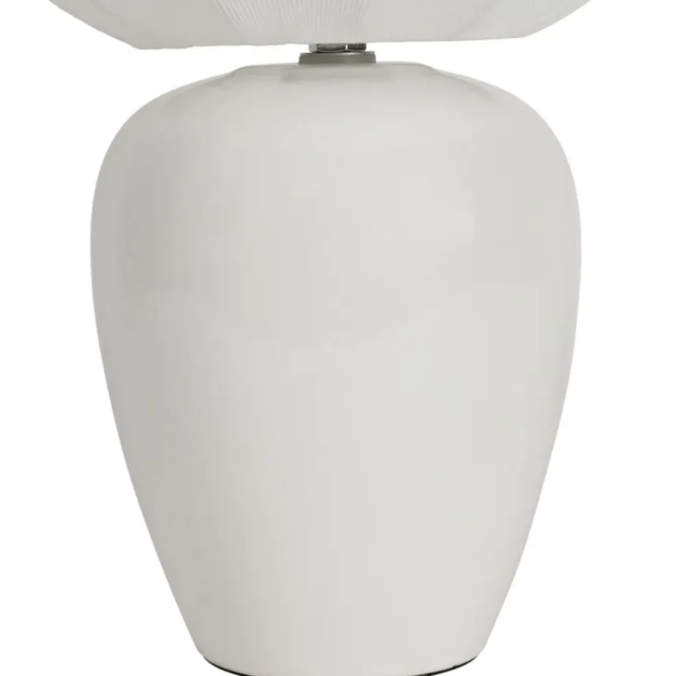 Lampe en porcelaine blanc h33cm - Klosen