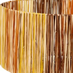 Lampe en raphia multicolore H40cm non électrifiée - Seguia