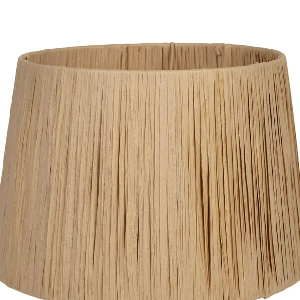 Lampe en terre cuite blanc h36cm - Nira