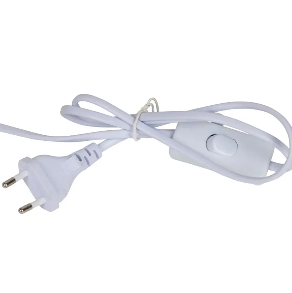 Lampe en terre cuite blanc h36cm - Nira