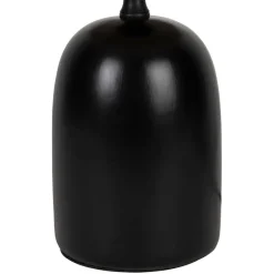 Lampe en terre cuite noir et beige h29cm - Klosen
