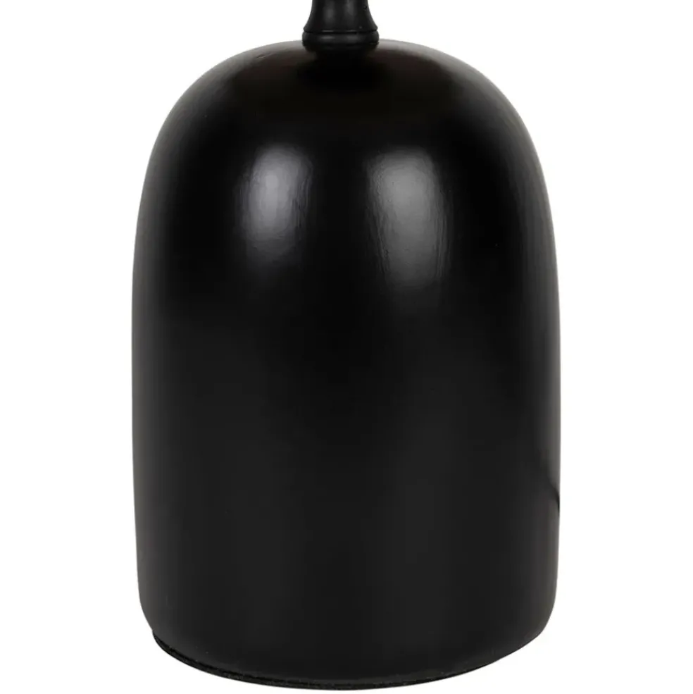 Lampe en terre cuite noir et beige h29cm - Klosen