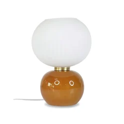 Lampe en verre marron h28cm - Adonis