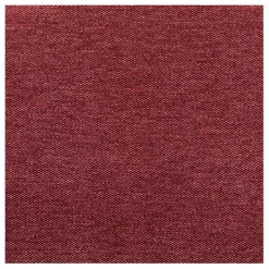 Lot de 2 chaises pivotantes en tissu rouge parme - Omida