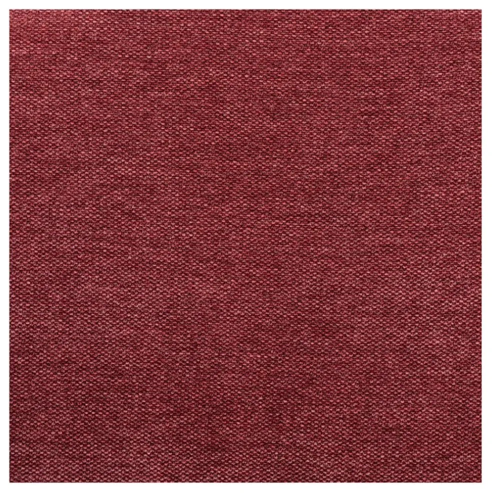 Lot de 2 chaises pivotantes en tissu rouge parme - Omida