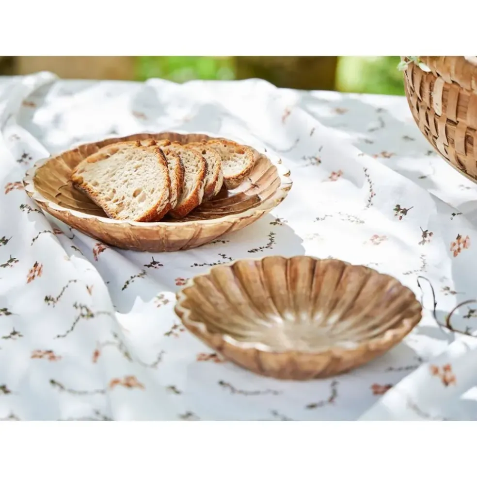 Lot de 2 coupes en manguier brun - Grand Office