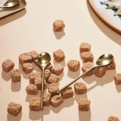 Lot de 4 cuillères à café en inox doré - Gourmet