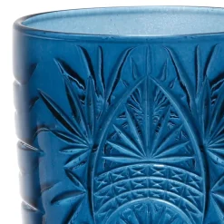 Lot de 4 gobelets en verre bleu 35cl - Starla