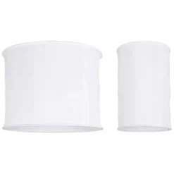 Lot de 2 suspensions en lin ecru h35cm non électrique - Noho