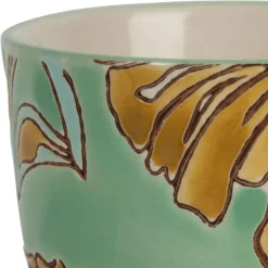 Lot de 4 tasses en grès multicolore 15cl - Flaura