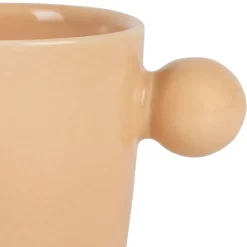 Lot de 4 tasses en grès nude 10cl - Klosen