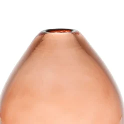 Lot de 3 vases en verre émeraude, grenade et terracotta - cyrius