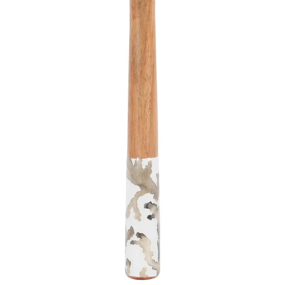 Lot de couverts de salade en manguier beige - Estran
