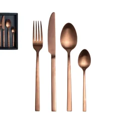Menagére 16 pieces cuivre