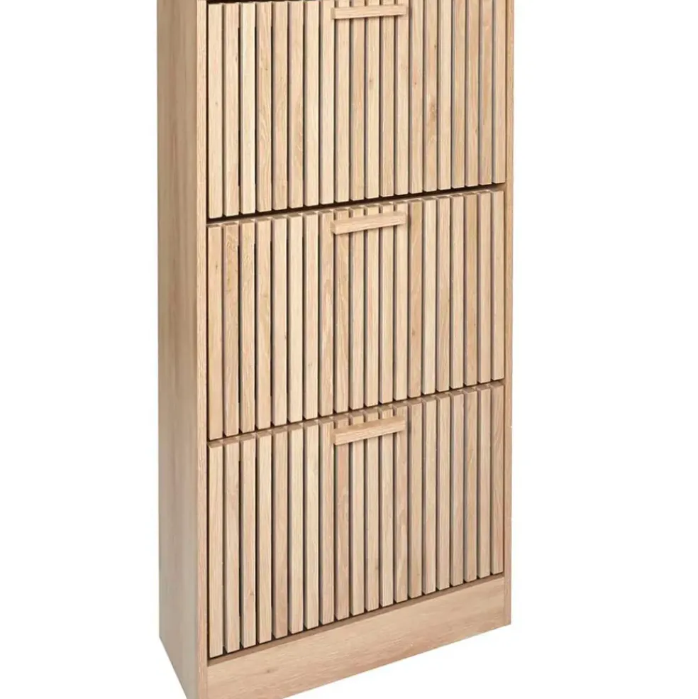 Meuble à chaussures 3 portes H113cm - Kara