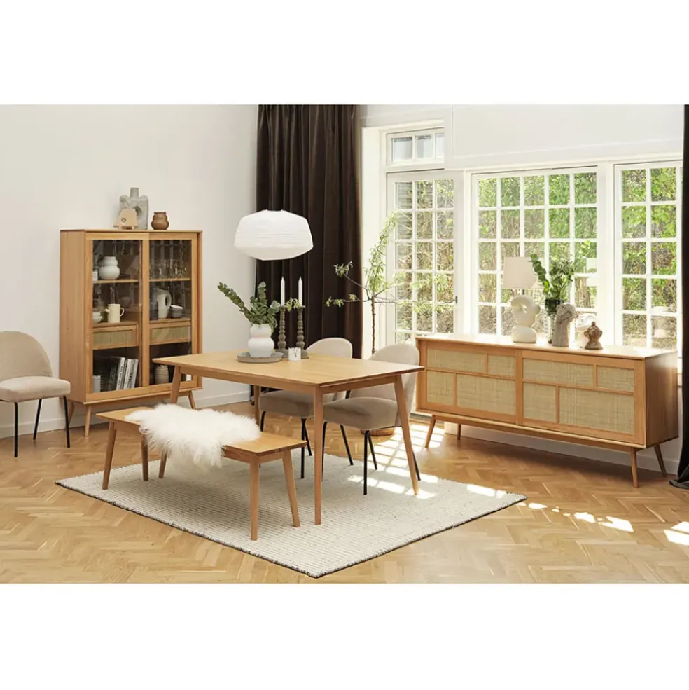 Meuble haut en placage chêne naturel h160cm - barrali