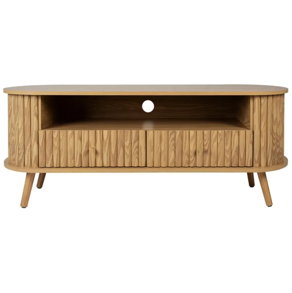 Meuble TV en bois L130cm - Saori