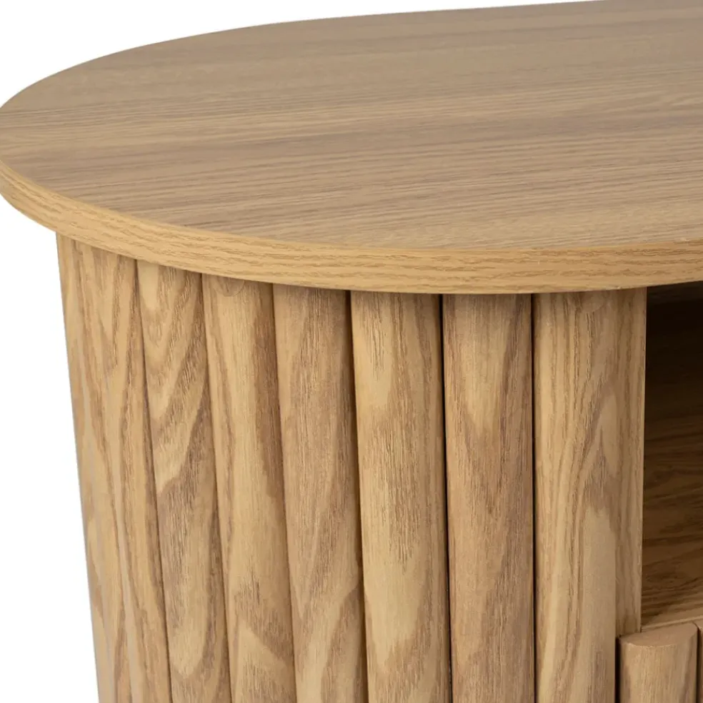 Meuble TV en bois L130cm - Saori