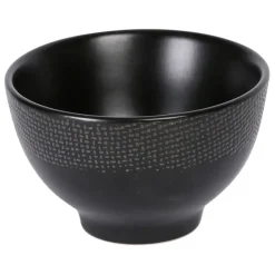 Mini bol en grès noir d9.5cm - vesuvio