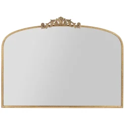 Miroir baroque en fer doré 101x77.5cm - lore
