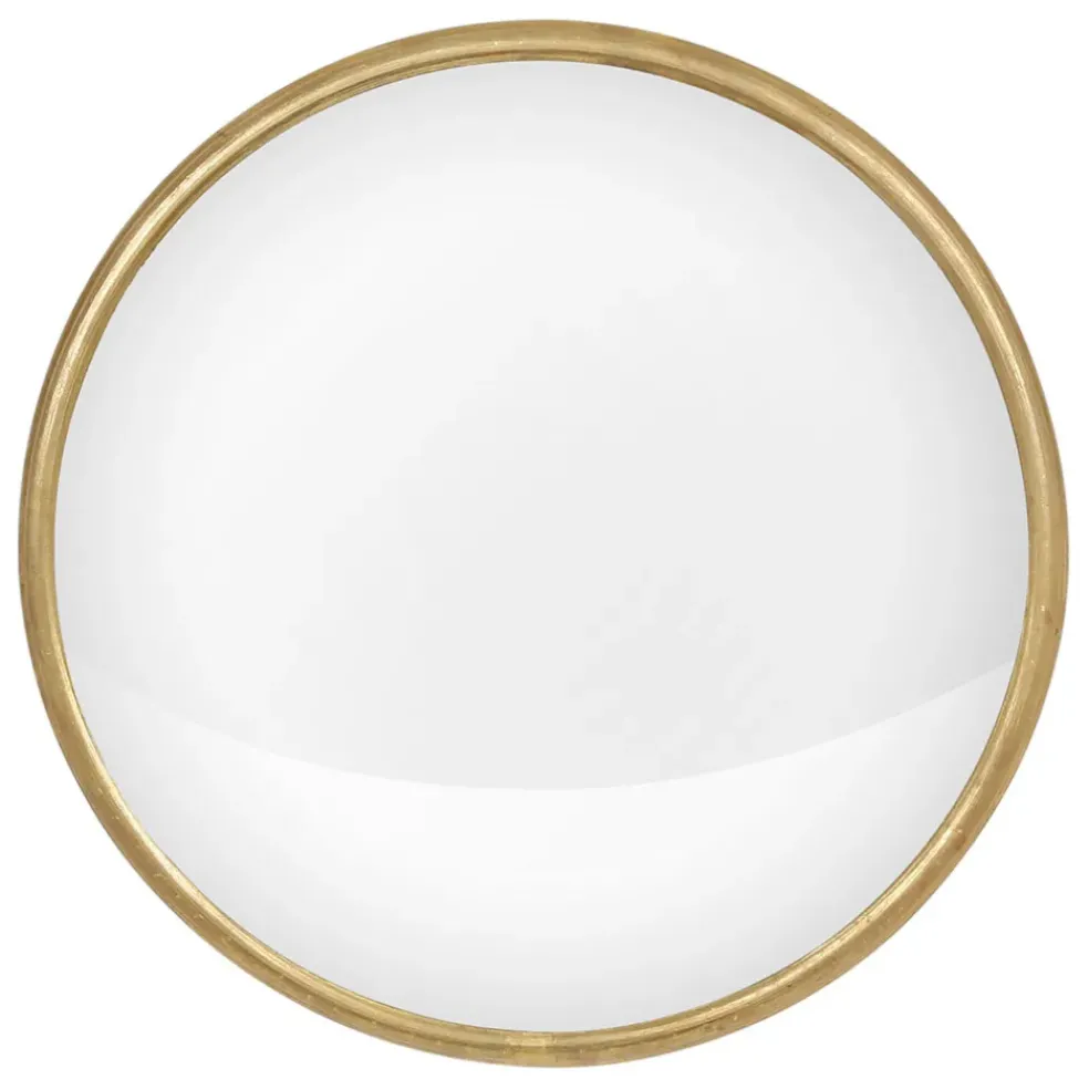 Miroir convex en laiton doré d21.5cm - edman