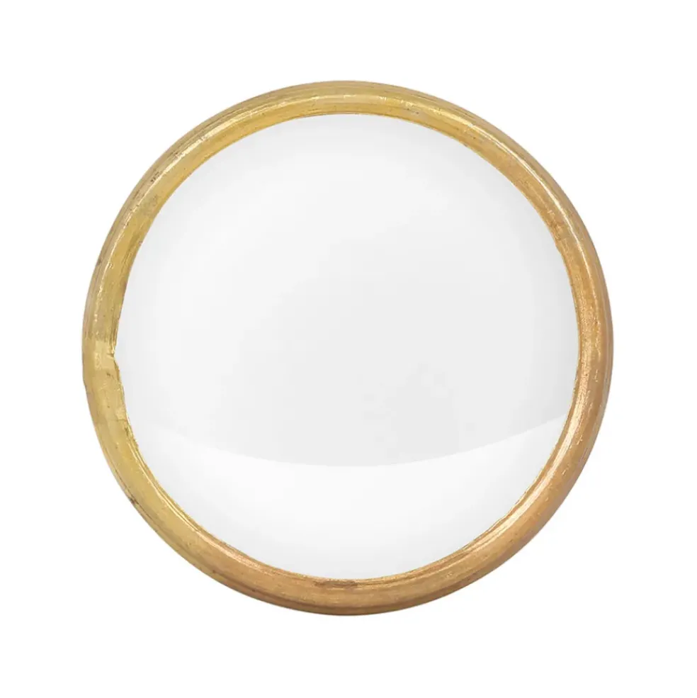 Miroir convexe en laiton doré d11.5cm - edman