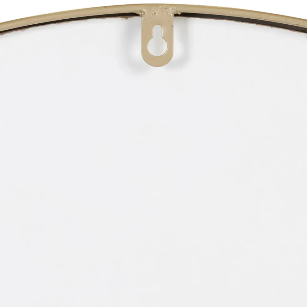 Miroir en fer doré d70cm - Arlequin