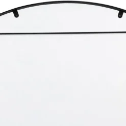 Miroir en fer noir d110cm - Arlequin