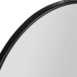 Miroir en fer noir d70cm - Arlequin