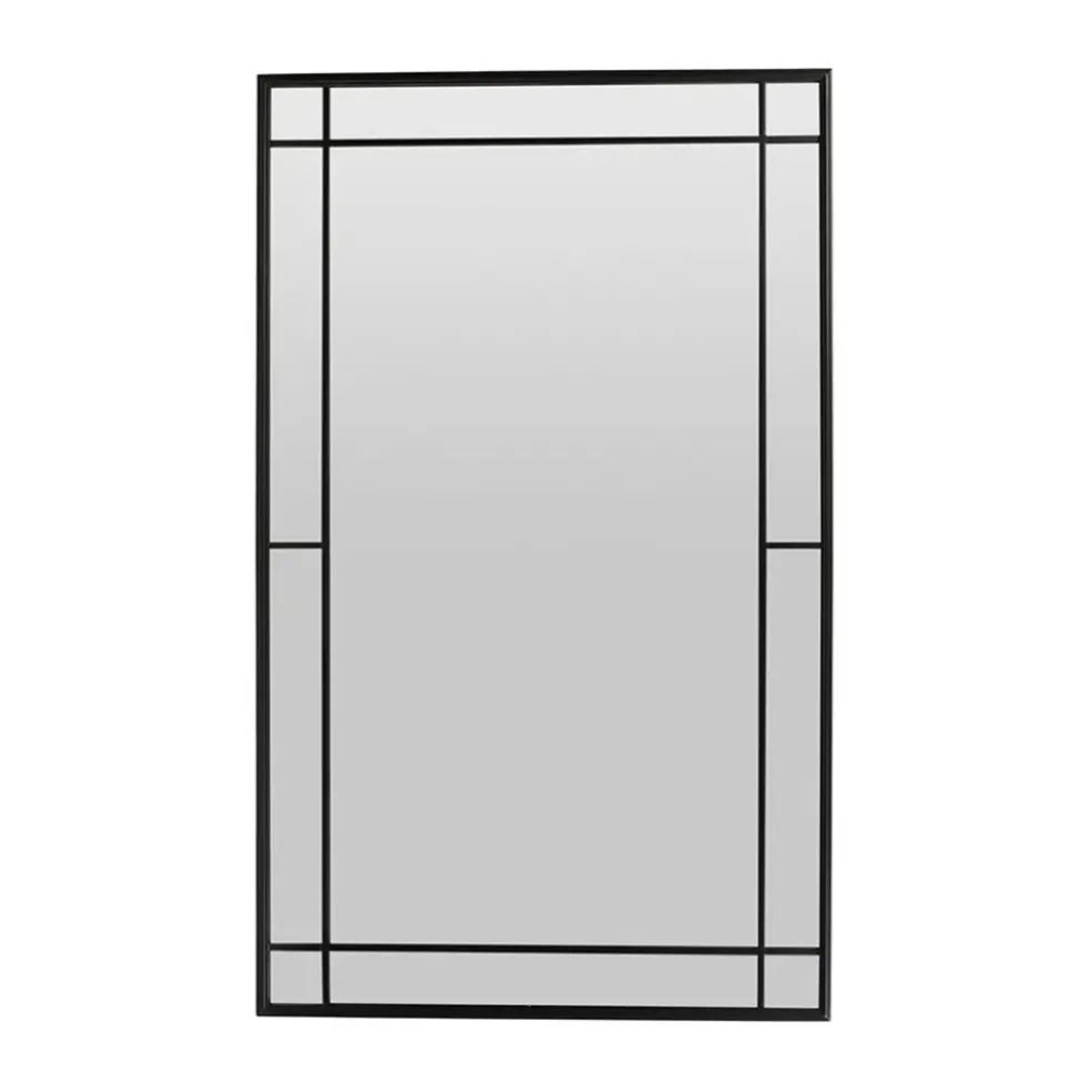 Miroir en fer noir h143cm - Osaka