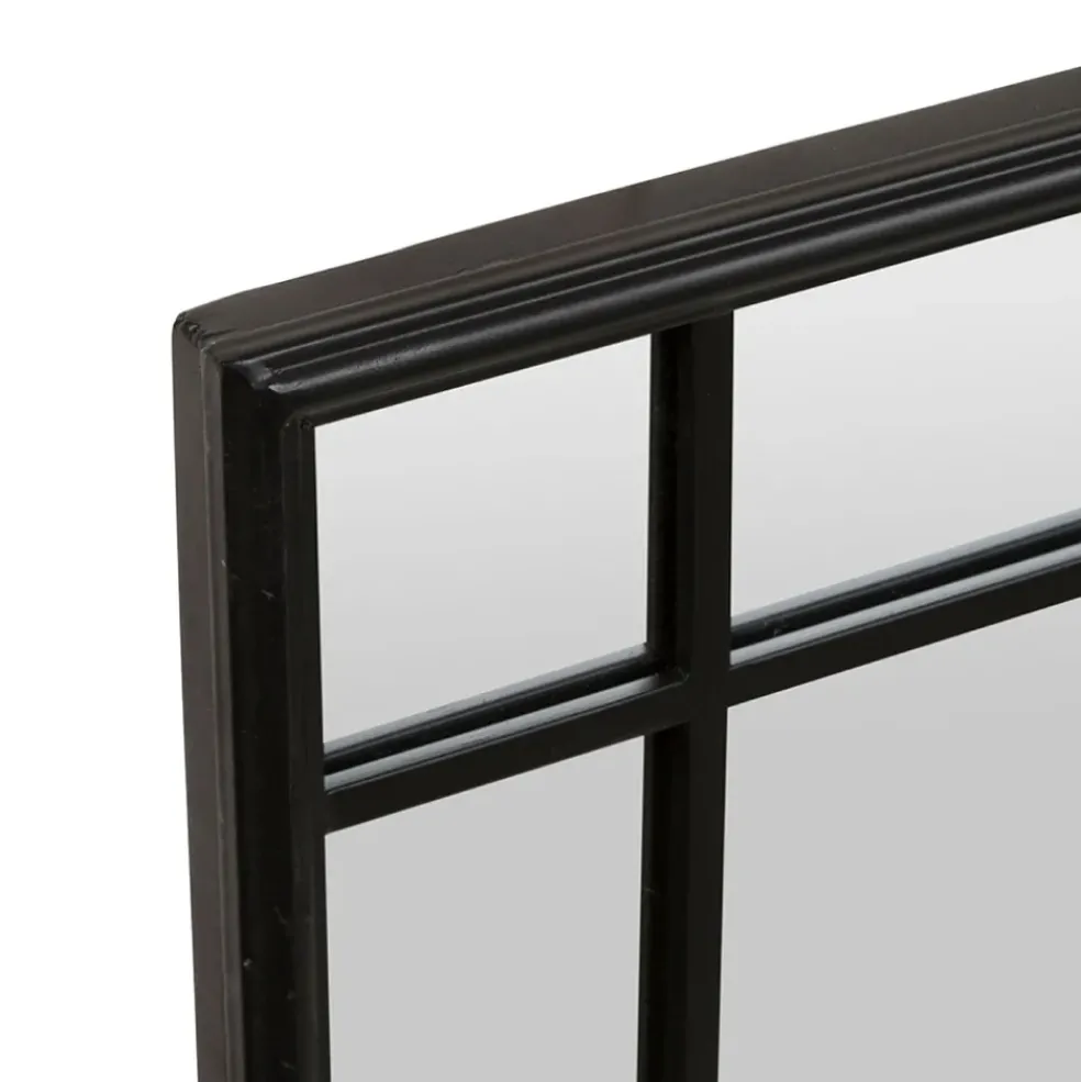 Miroir en fer noir h143cm - Osaka