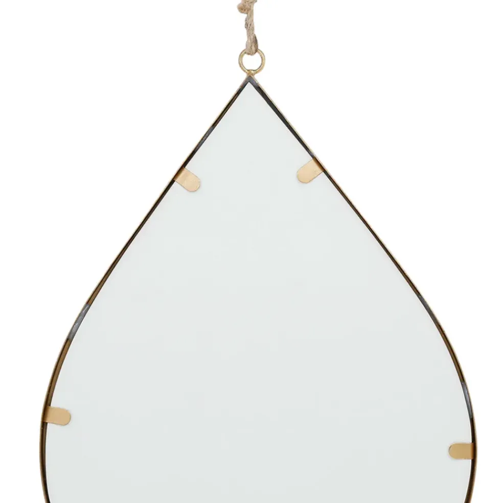 Miroir goute en fer doré 32x46cm - Ornalise
