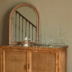 Miroir naturel foncé 60x80cm en bois de sapin - firmin