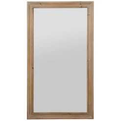 Miroir naturel foncé 60x106cm en bois de sapin - firmin