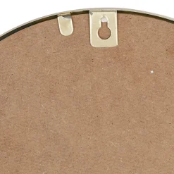 Miroir ovale en fer doré 40x35cm - Ilena