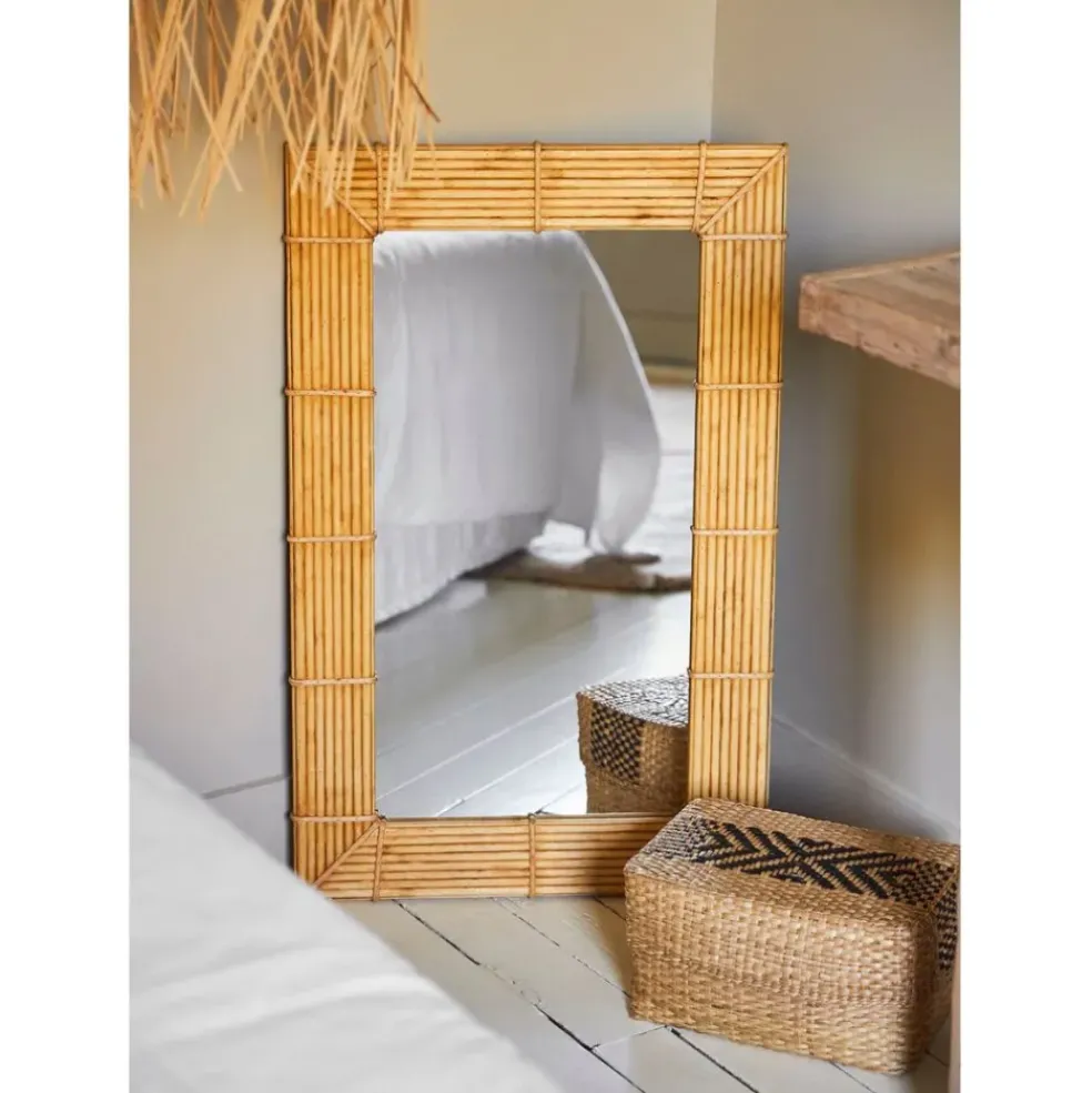 Miroir rectangle en bambou 50x80cm - Owari